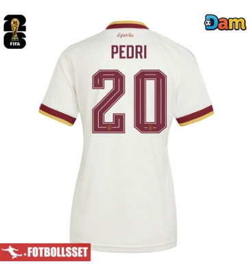 Spanien Pedri Gonzalez #20 Bortatröja Dam VM 2026 Kortärmad